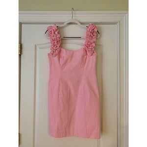 NWT Lilly Pulitzer Devina Pink Seersucker dress, Size 4